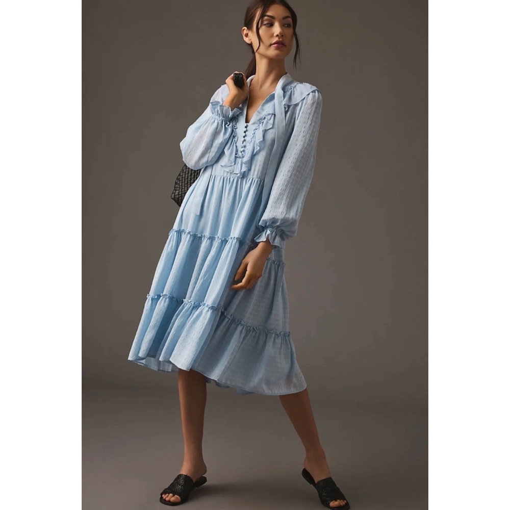 Tiered Ruffled Dress